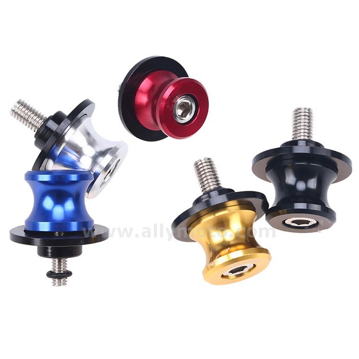 91 8Mm Cnc Aluminum Swingarm Spools Slider Universal Rear Motorcycle Stands Screws M8 Bobbins@4